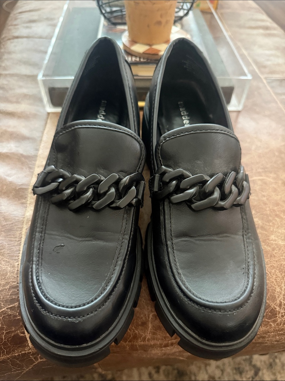 Madden Girl womens leather loafers